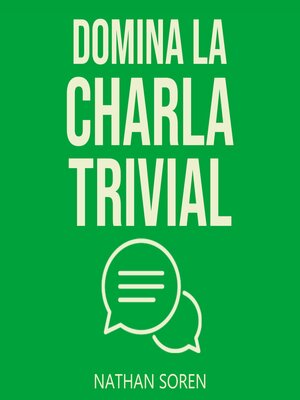 cover image of Domina la charla trivial